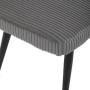 Relaxační křeslo, šedá, manšestrová látka, AK-L7285 GREY6