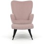Relaxační křeslo, růžová, manšestrová látka, AK-L7285 PINK6