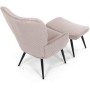 Relaxační křeslo, růžová, manšestrová látka, AK-L7285 PINK6