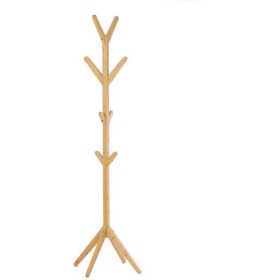 Stojanový věšák, bambus, přírodní, DR-B017 NAT