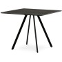 Jídelní stůl 90x90cm, lamino, šedý dub, HT-R5190 GREY