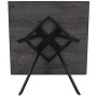 Jídelní stůl 90x90cm, lamino, šedý dub, HT-R5190 GREY