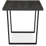 Jídelní stůl 160x80cm, lamino, šedý dub, HT-R5216 GREY