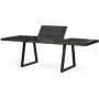 Jídelní stůl rozkládací 160-240x90 cm, lamino, šedý dub, HT-R5624 GREY