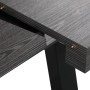 Jídelní stůl rozkládací 160-240x90 cm, lamino, šedý dub, HT-R5624 GREY
