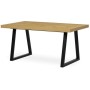 Jídelní stůl rozkládací 160-240x90 cm, lamino, dub, HT-R5624 OAK