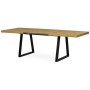 Jídelní stůl rozkládací 160-240x90 cm, lamino, dub, HT-R5624 OAK