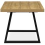 Jídelní stůl rozkládací 160-240x90 cm, lamino, dub, HT-R5624 OAK