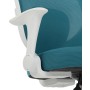 Dětská židle, výškově nastavitelná, modrá síťovina, KA-K1062 BLUE