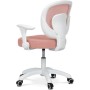 Dětská židle, výškově nastavitelná, růžová síťovina, KA-K1062 PINK