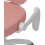 Dětská židle, výškově nastavitelná, růžová síťovina, KA-K1062 PINK