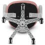 Dětská židle, výškově nastavitelná, růžová síťovina, KA-K1062 PINK
