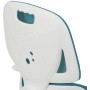 Dětská židle, výškově nastavitelná, modrá síťovina, KA-K1063 BLUE
