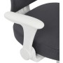 Dětská židle, výškově nastavitelná, šedá síťovina, KA-K1063 GREY