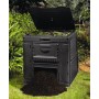 Kompostér Keter E-kompostér 470L s podstavcem černý