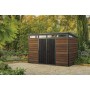 Zahradní domek Keter PENT Signature 11x7 Walnut, s podlahou
