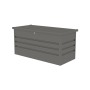 Zahradní box G21 Denver 400 L, metalický šedý plechový