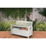 Zahradní lavice Keter Patio Bench bílá