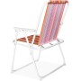 Linder Exclusiv Křeslo PO2600ST Tropic s pruhy