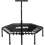 Aga FITNESS Trampolína 130 cm Černá + madlo