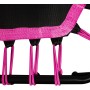 Aga FITNESS Trampolína 130 cm Růžová + madlo