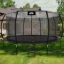 Aga SPORT EXCLUSIVE Trampolína 366 cm Černá + ochranná síť + žebřík