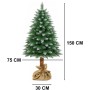Aga Vánoční stromeček 150 cm s kmenem