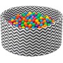 Aga Suchý bazén 90x40 cm s míčky ZigZag