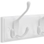 Věšák, dřevo, bílá, ABP-E1030 WT