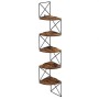 Polička, mdf, hnědá, ABP-E1051 OLW
