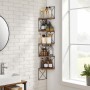 Polička, mdf, hnědá, ABP-E1051 OLW