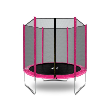 Aga SPORT TOP Trampolína 180 cm Růžová + ochranná síť