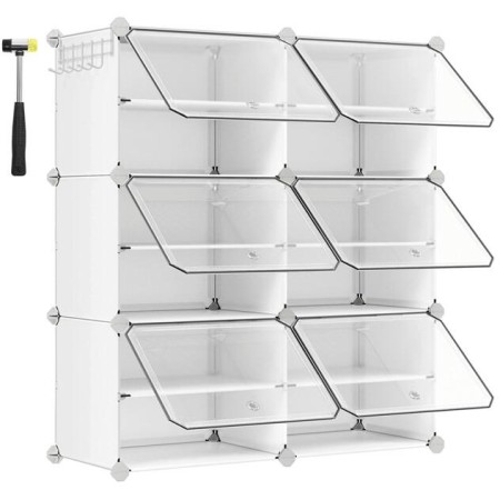 Botník, plast, bílá, ABO-E1033 WT