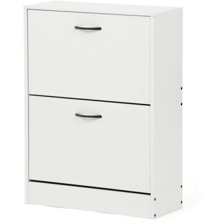 Botník, mdf, bílá, ABO-G1014 WT