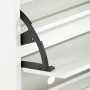 Botník, mdf, bílá, ABO-G1014 WT
