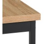 Jídelní set s 2 lavicemi, 110x60x75cm, mdf, dub, AUT-G1175 OAK