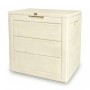 Zahradní úložný box 56x43x53cm, plast, béžová, AZB-G2035 CRM