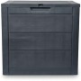 Zahradní úložný box 56x43x53cm, plast, šedá, AZB-G2035 GREY