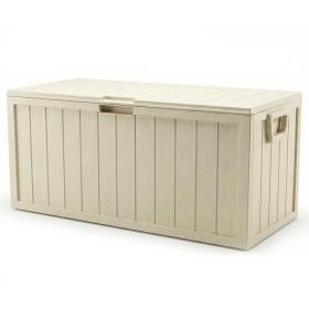 Zahradní úložný box 112x49x54cm, plast, béžová, AZB-G2075 CRM