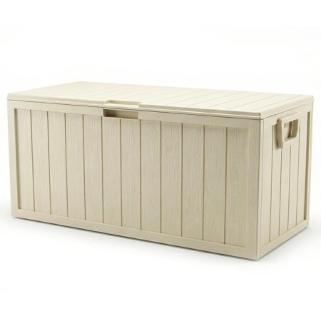 Zahradní úložný box 112x49x54cm, plast, béžová, AZB-G2075 CRM