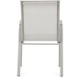 Zahradní židle, kov, síťovina, béžová, AZC-S1048 CRM