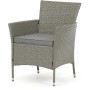Zahradní sestava 100x60x69cm, polyratan, šedá, AZS-A1442 GREY