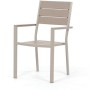 Zahradní sestava 156x78x74cm, polywood, béžová, AZS-B1656 CRM