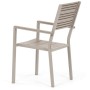 Zahradní sestava 156x78x74cm, polywood, béžová, AZS-B1656 CRM