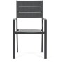 Zahradní sestava 156x78x74cm, polywood, šedá, AZS-B1656 GREY