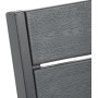Zahradní sestava 156x78x74cm, polywood, šedá, AZS-B1656 GREY