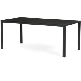 Zahradní stůl 180x90cm, hliník, polywood, šedá, AZT-C1211 GREY