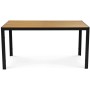 Zahradní stůl 150x90cm, kov, polywood, šedá, AZT-L1303 GREY