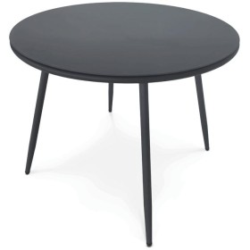 Zahradní stůl 90x90cm, kov, šedá, AZT-L1352 GREY