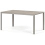 Zahradní stůl 150x89cm, kov, polywood, béžová, AZT-S1215 CRM